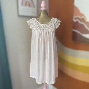 Vintage Gilead Light Pink Lace Slip Dress